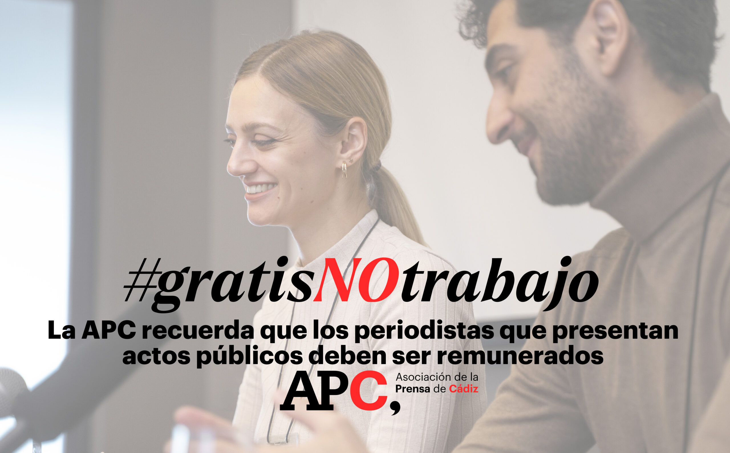 La APC recuerda que los periodistas que presentan actos públicos deben ser remunerados